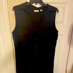 Black shift dress